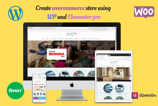 Gig Preview - Create woocommerce store using wp and elementor pro