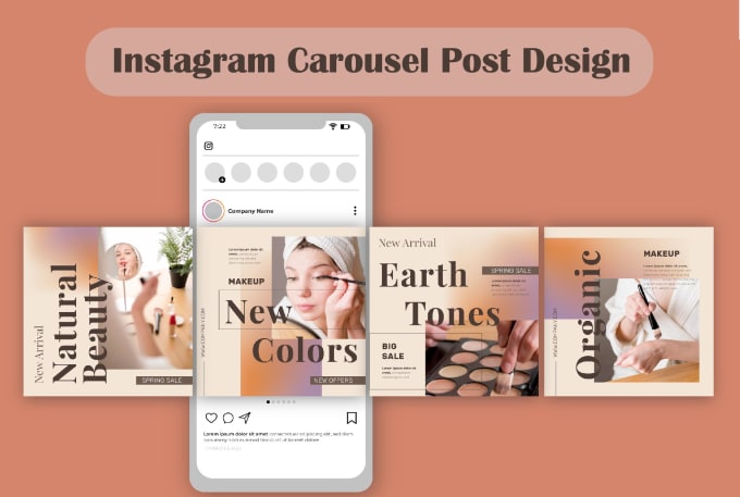 Gig Preview - Design attractive carousel post for your instagram feed