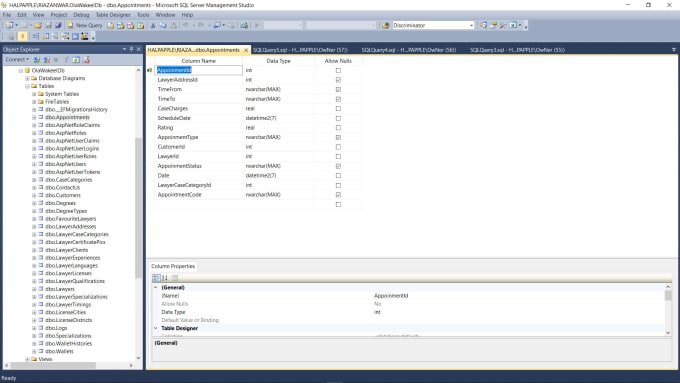 Gig Preview - Create ms access, ms sql and mysql databases