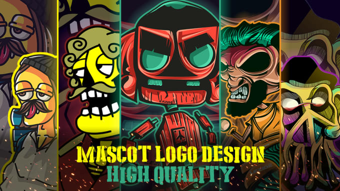 Gig Preview - Create unique mascot logo design for gamers, business