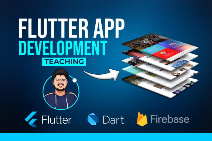 Gig Preview - Tutor or help you learn web and app development with flutter