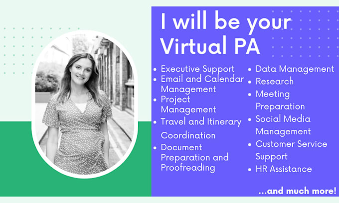 Gig Preview - Be your virtual pa