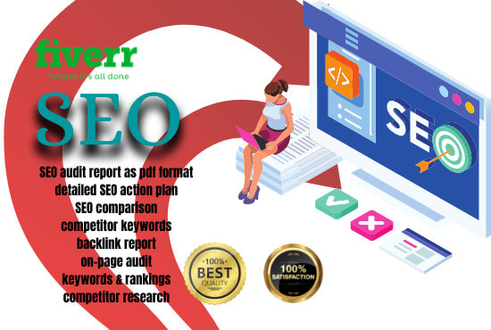 Gig Preview - Create a complete actionable SEO audit report within a day