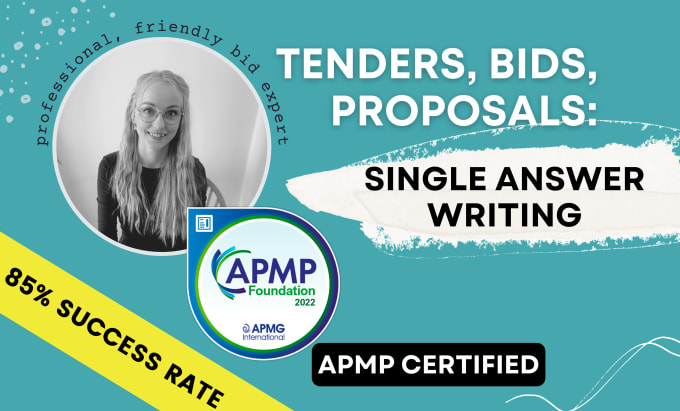 Gig Preview - Write individual answers for your proposal or tender