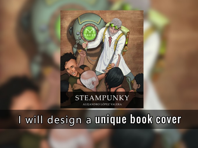 Gig Preview - Design a unique book cover