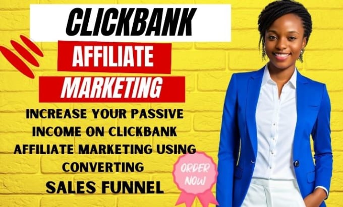 Gig Preview - Build clickbank affiliate marketing sales funnel, amazon affiliate marketing