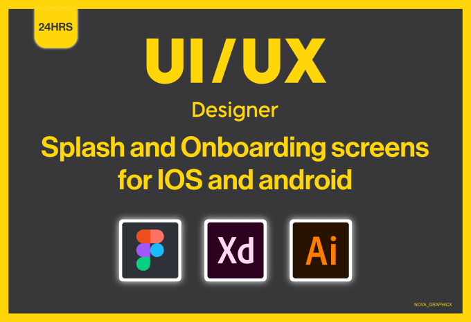 Gig Preview - Design amazing onboarding screens and splash screens for IOS and android