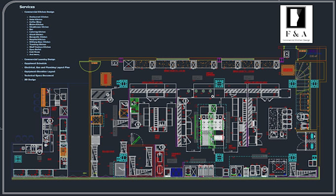 Gig Preview - Design commercial kitchen for hotel, restaurant,  and bar