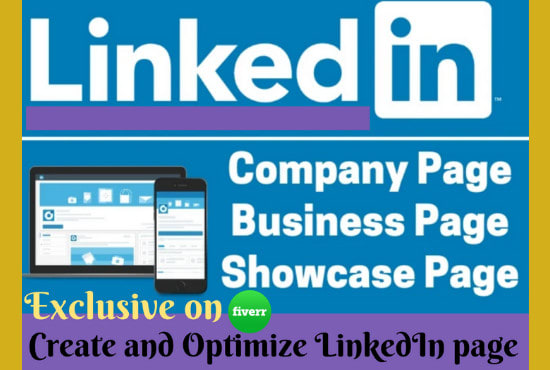 Gig Preview - Create linkedin company page