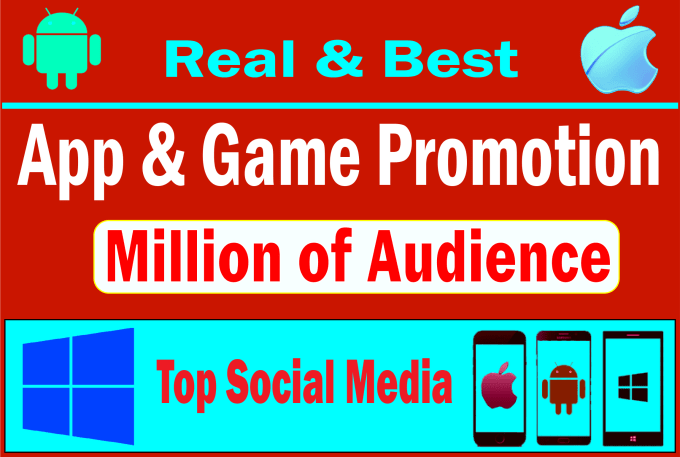 Gig Preview - Do android or ios mobile app or game promotion and marketing