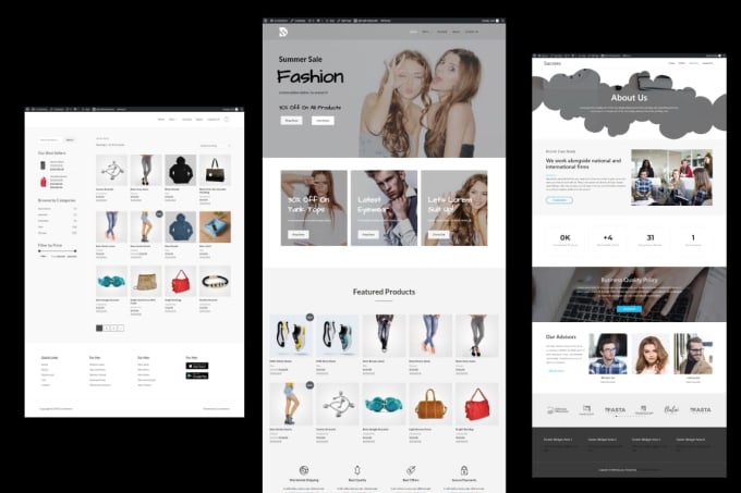 Gig Preview - Create online clothing store website with woocommerce