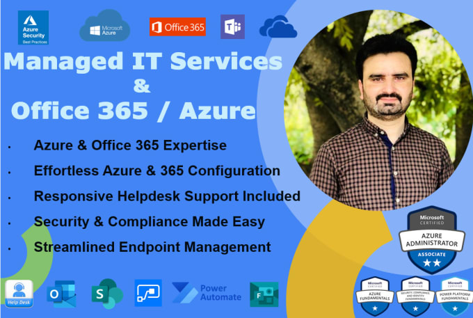 Gig Preview - Provide managed IT services for o365 and azure