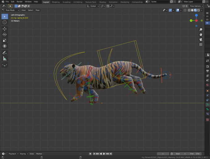 Gig Preview - Do rigging of your 3d model in blender