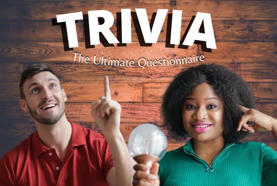 Gig Preview - Create fun and customized trivia questions on any topic