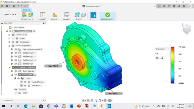 Gig Preview - Do manufacturing and analysis on autodesk fusion 360