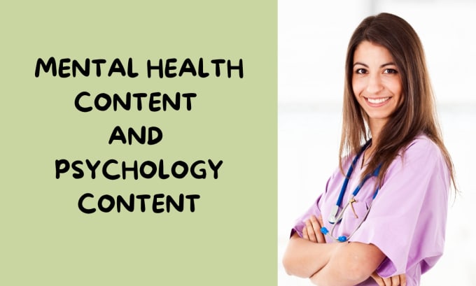 Gig Preview - Write mental health content and psychology content