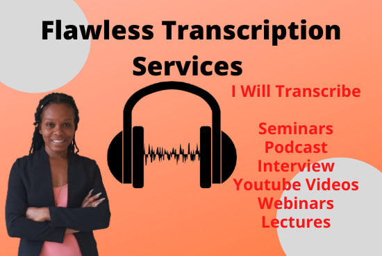 Gig Preview - Professionally transcribe your audio and video