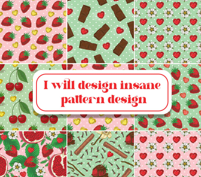 Gig Preview - Design insane pattern design in 24 hours