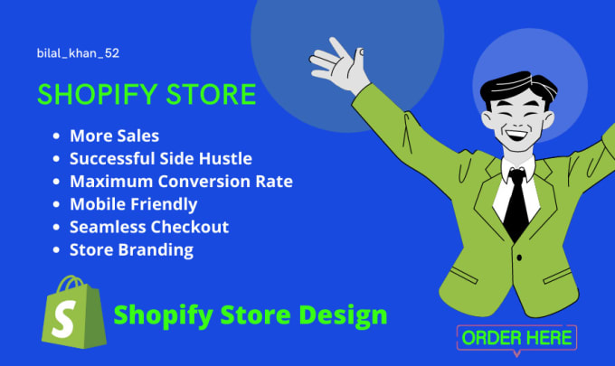 Gig Preview - Create appealing shopify website or shopify dropshipping store