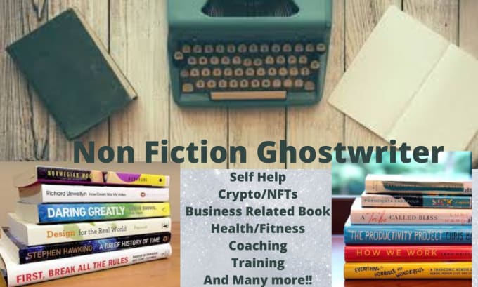 Gig Preview - Skillfully ghostwrite and rewrite 30,000 words, ebook writer, non fiction ebooks