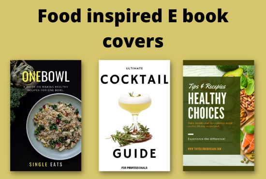 Gig Preview - Create an ebook cover for your recipebook