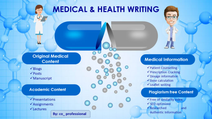 Gig Preview - Do medical research writing and information