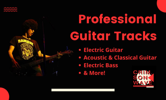 Gig Preview - Create a high quality guitar track for your project