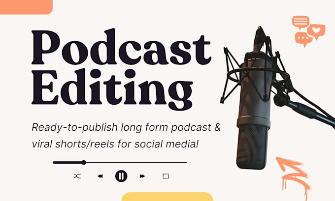 Gig Preview - Professionally edit your podcasts, zoom videos, and webinars