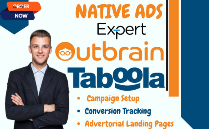 Gig Preview - Setup and manage native ads taboola and outbrain campaigns with result