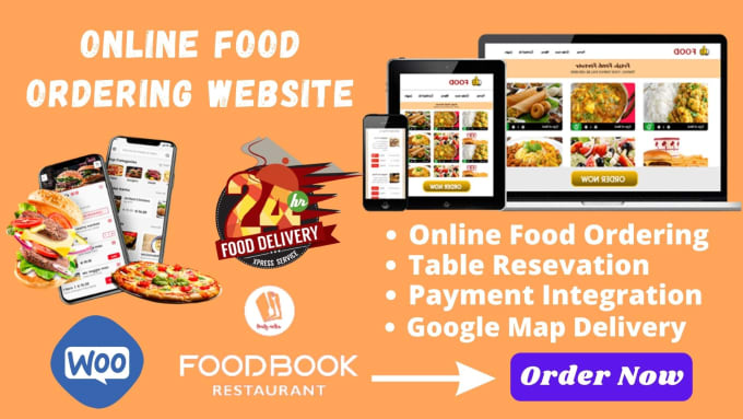 Gig Preview - Design online restaurant booking website