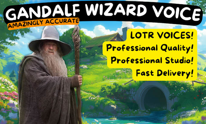 Gig Preview - Record gandalf and lotr voices