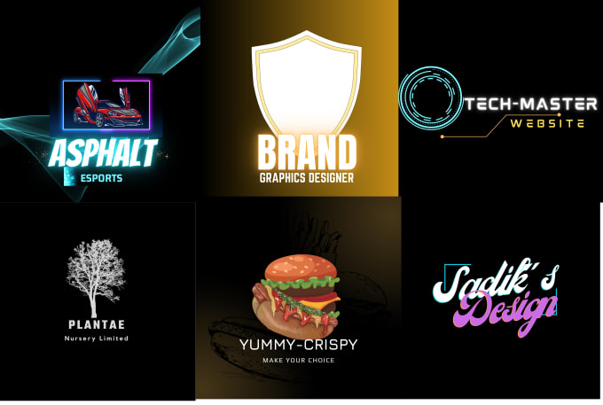 Gig Preview - Make a stunning professional glamorous logo for you