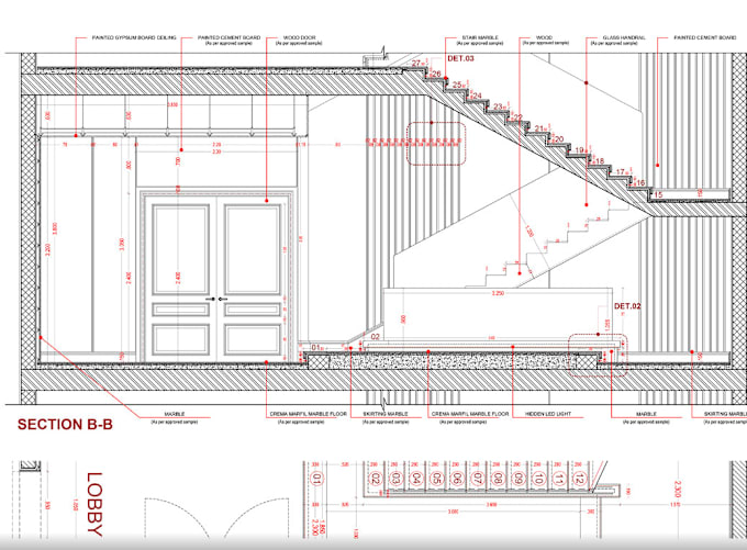 Gig Preview - Produce architectural blueprint, drafting and millwork