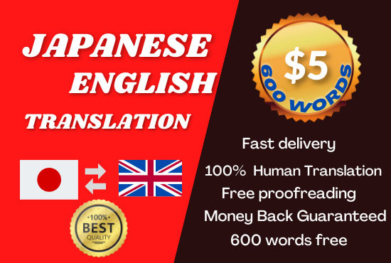 Bestseller - do translate english to japanese manually