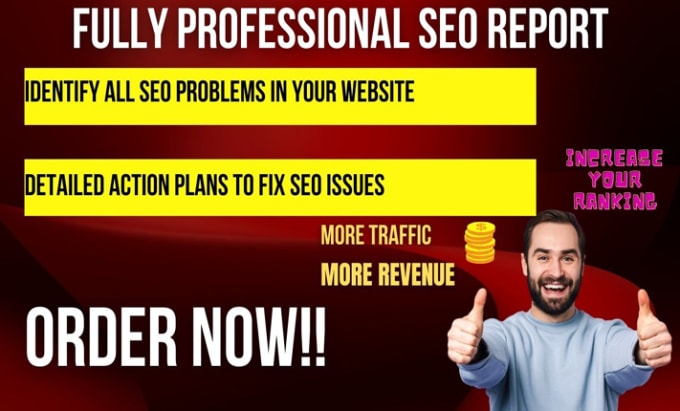 Gig Preview - Do web seo audit report