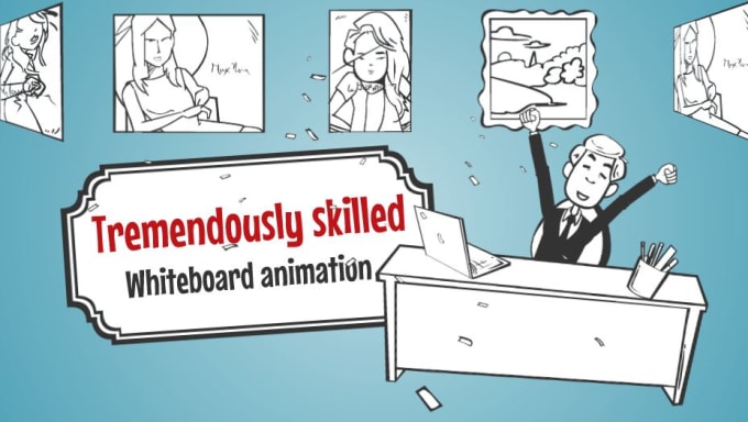 Gig Preview - Create animated whiteboard videos