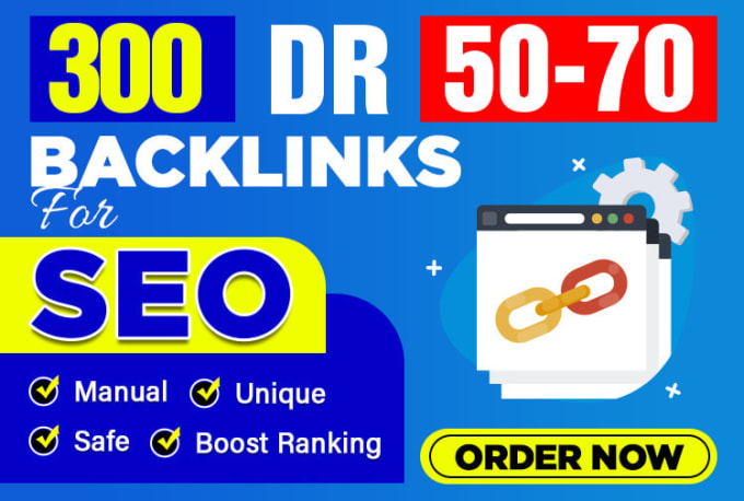 Gig Preview - Build high da dofollow SEO backlinks