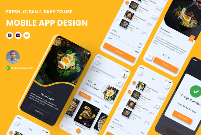 Bestseller - design trendy skeuomorphic and neumorphism app ui ux