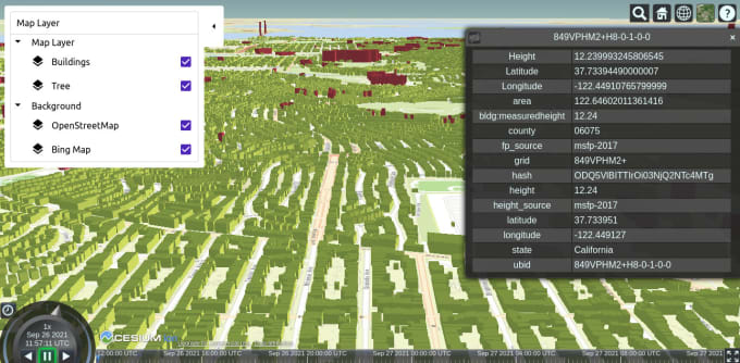 Gig Preview - Create a web gis application using cesium js