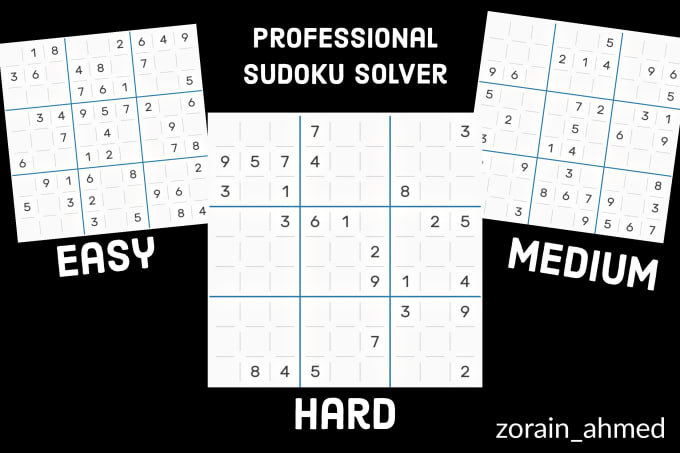 Gig Preview - Solve sudoku problems for you