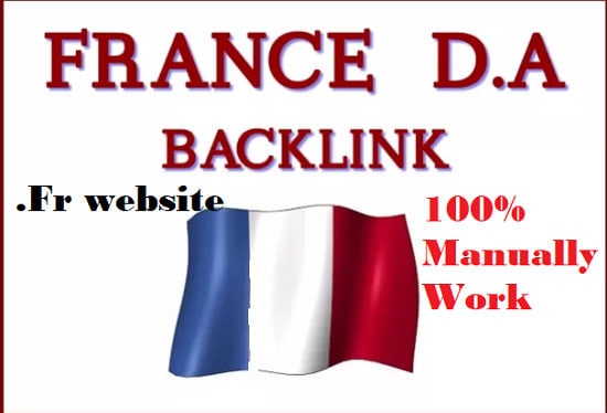 Gig Preview - Do high da pr trust flow french backlinks fr domain authority SEO link building