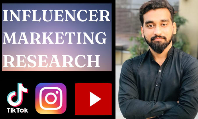 Gig Preview - Research influencer in any niche, influencer marketing