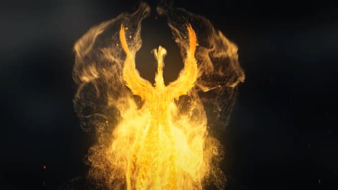 Gig Preview - Create 3 amazing phoenix fire logo animation intro