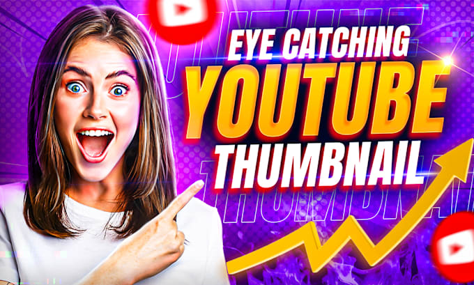 Gig Preview - Make eye catching youtube thumbnails