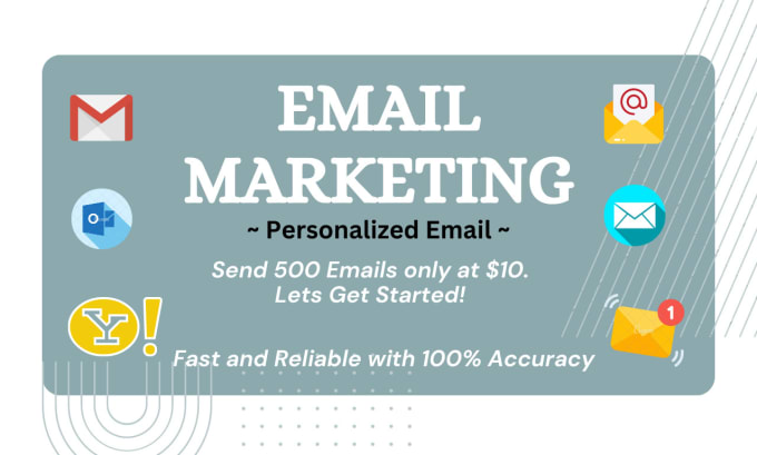 Gig Preview - Do email marketing through sending emails manually