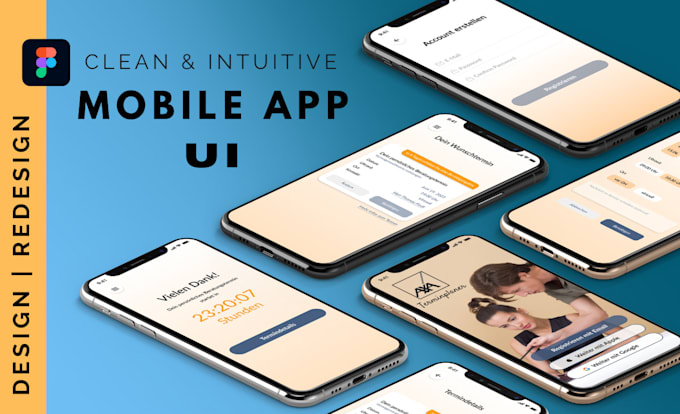 Gig Preview - Create your mobile app design, redesign