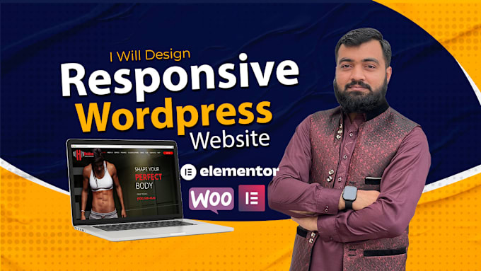 Gig Preview - Wordpress website development or redesign