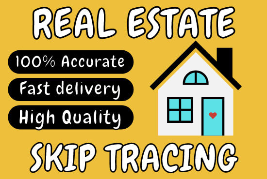 Gig Preview - Provide my best skip tracing service for real estate business