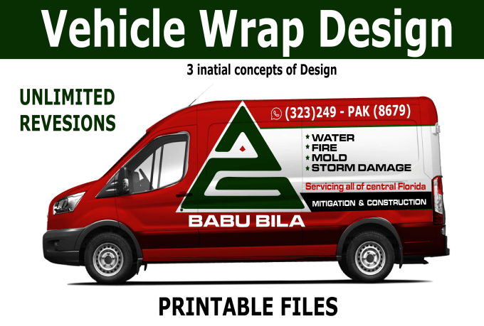 Gig Preview - Do vehicle wrap decal,for food truck,food trailer wrap,car wrap boat decal