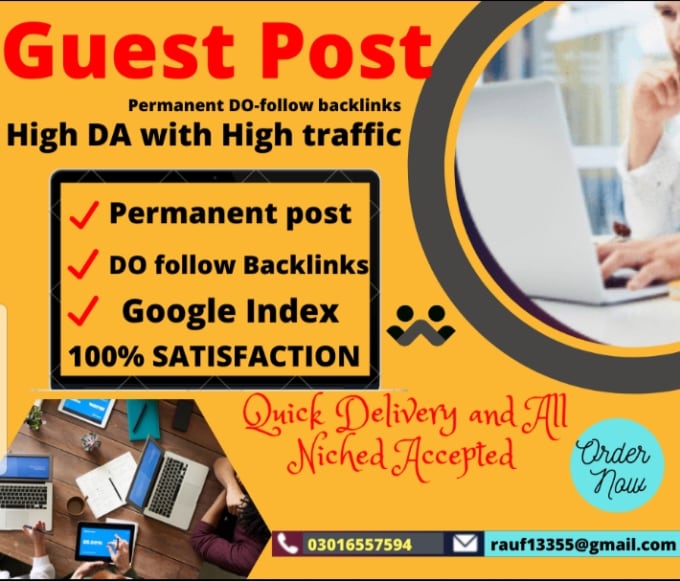 Gig Preview - Do high da guest post with dofollow backlinks on tech and news site